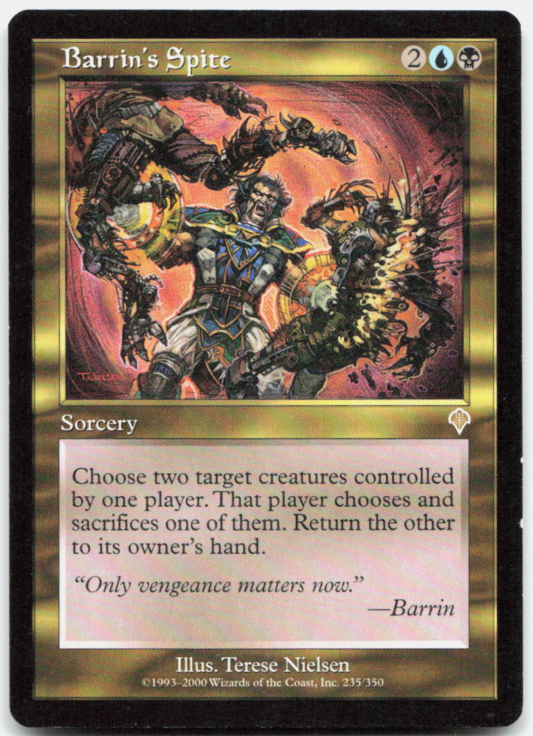 Barrin's Spite NM R Invasion 235