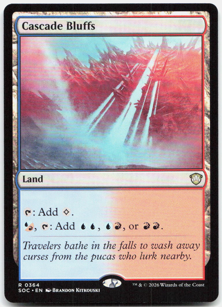 Cascade Bluffs NM R Commander: Secrets of Strixhaven 364