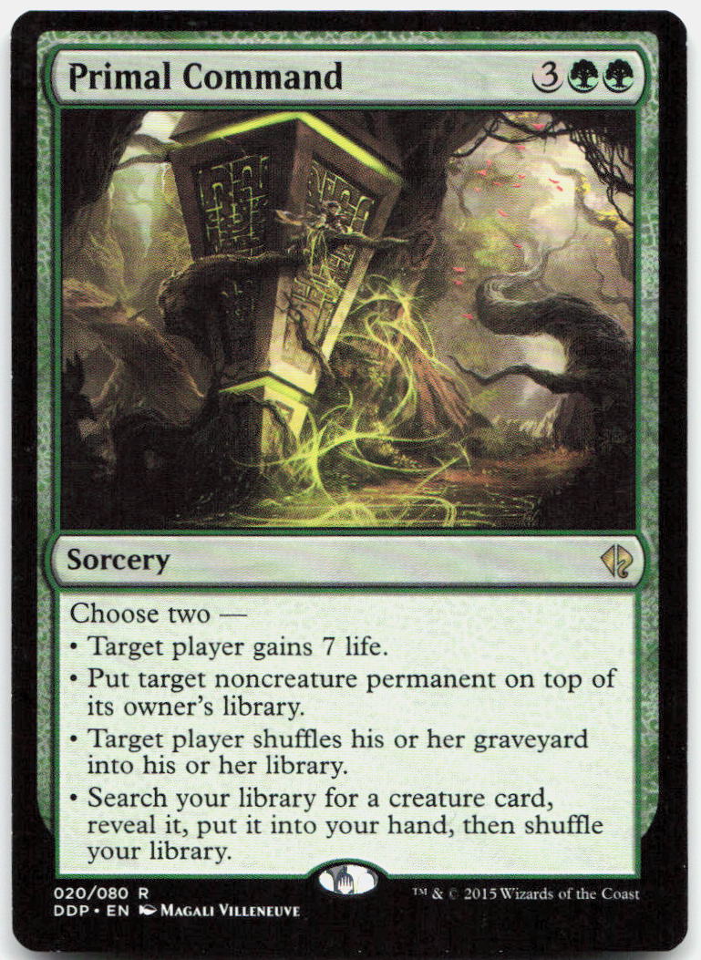 Primal Command NM R Duel Decks: Zendikar vs. Eldrazi 20