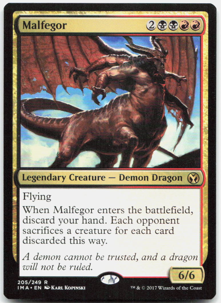 Malfegor NM R Iconic Masters 205