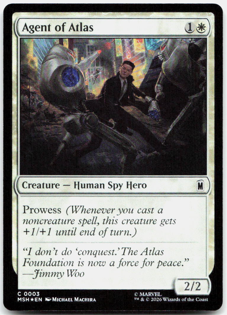 Agent of Atlas NM Foil C Marvel Super Heroes 3