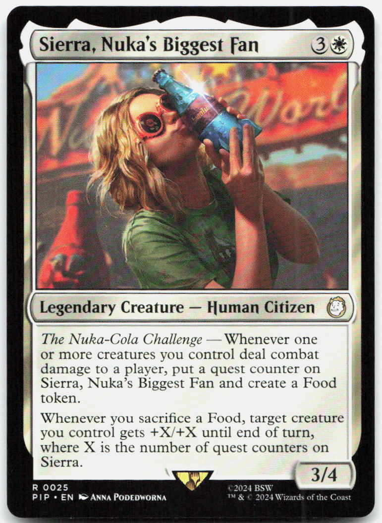 Sierra, Nuka's Biggest Fan NM R Universes Beyond: Fallout 25
