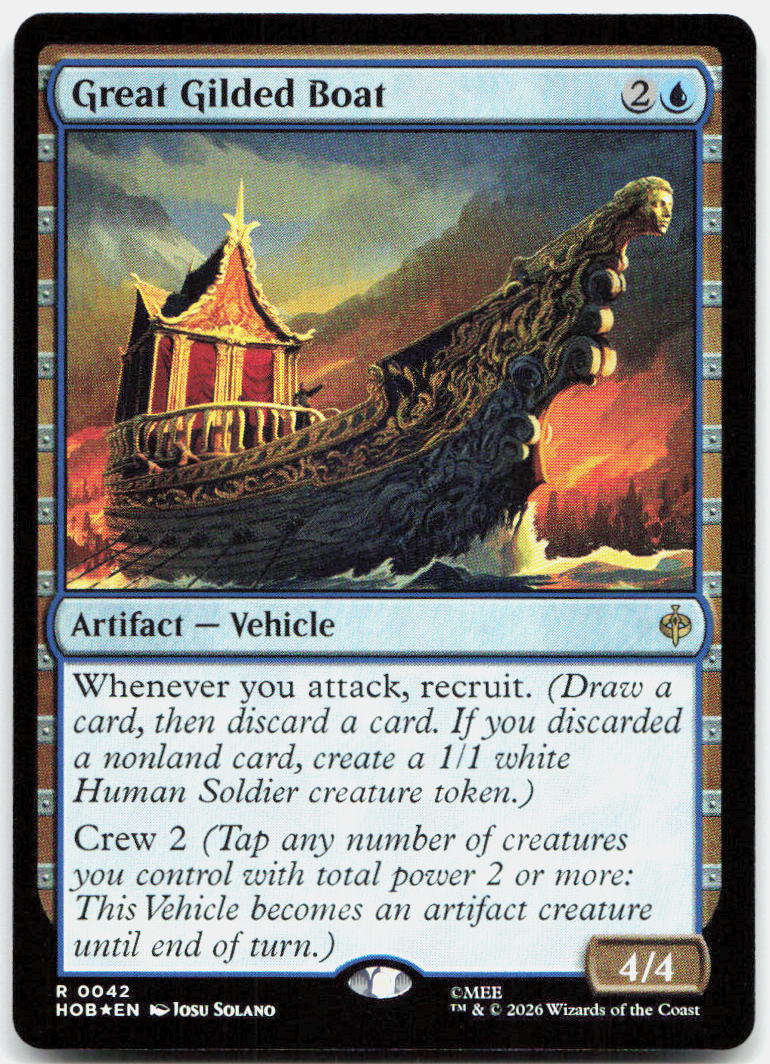 Great Gilded Boat NM Foil R The Hobbit 42