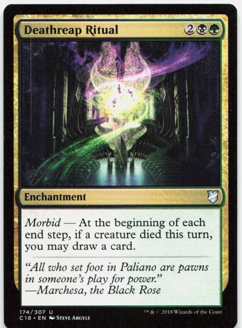 Deathreap Ritual NM U Commander 2018 174