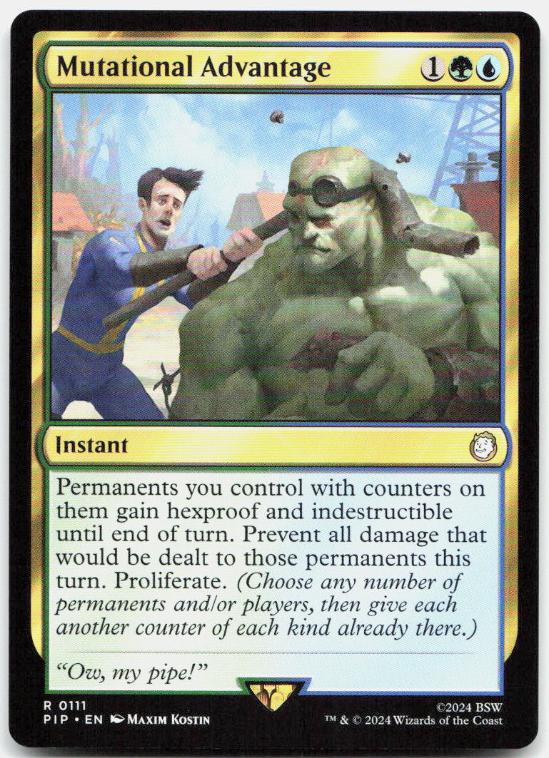 Mutational Advantage NM R Universes Beyond: Fallout 111