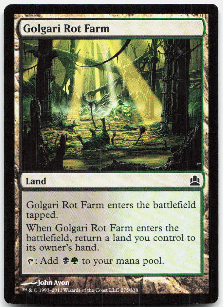 Golgari Rot Farm NM C Commander 275