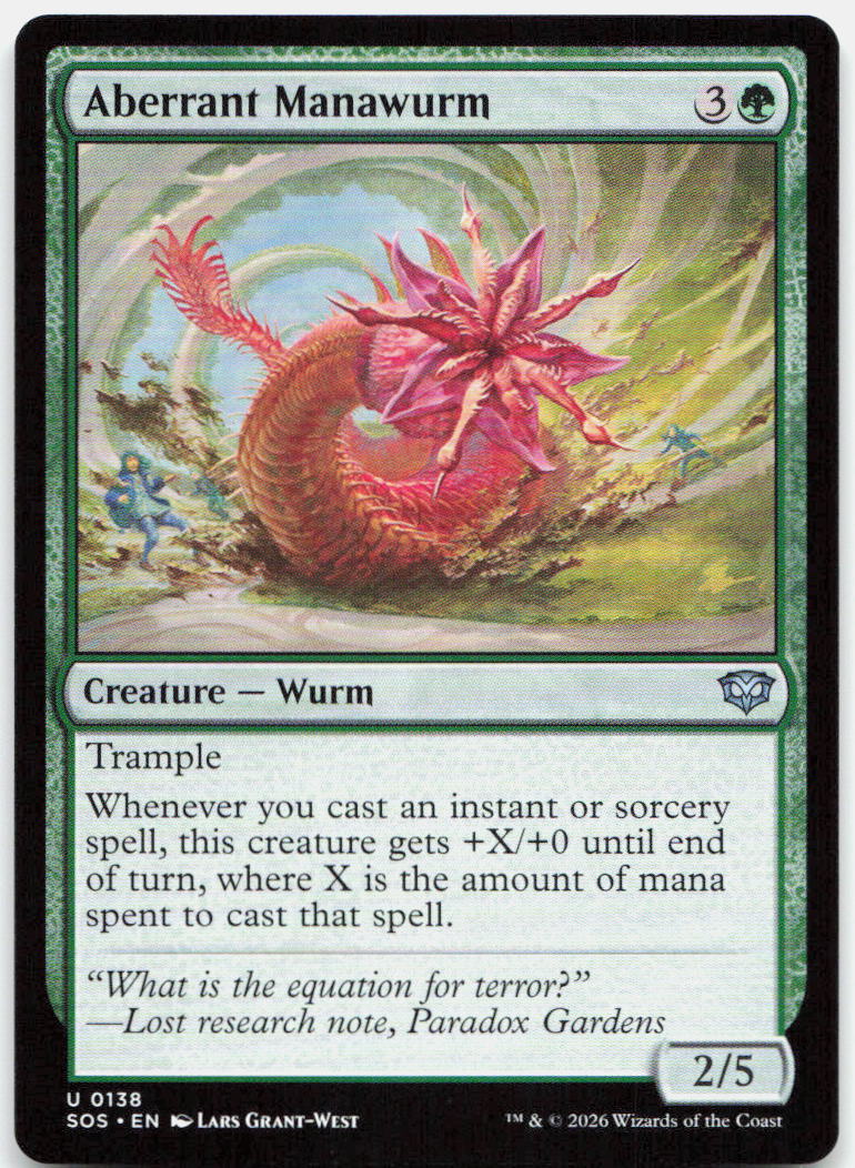 Aberrant Manawurm NM U Secrets of Strixhaven 138