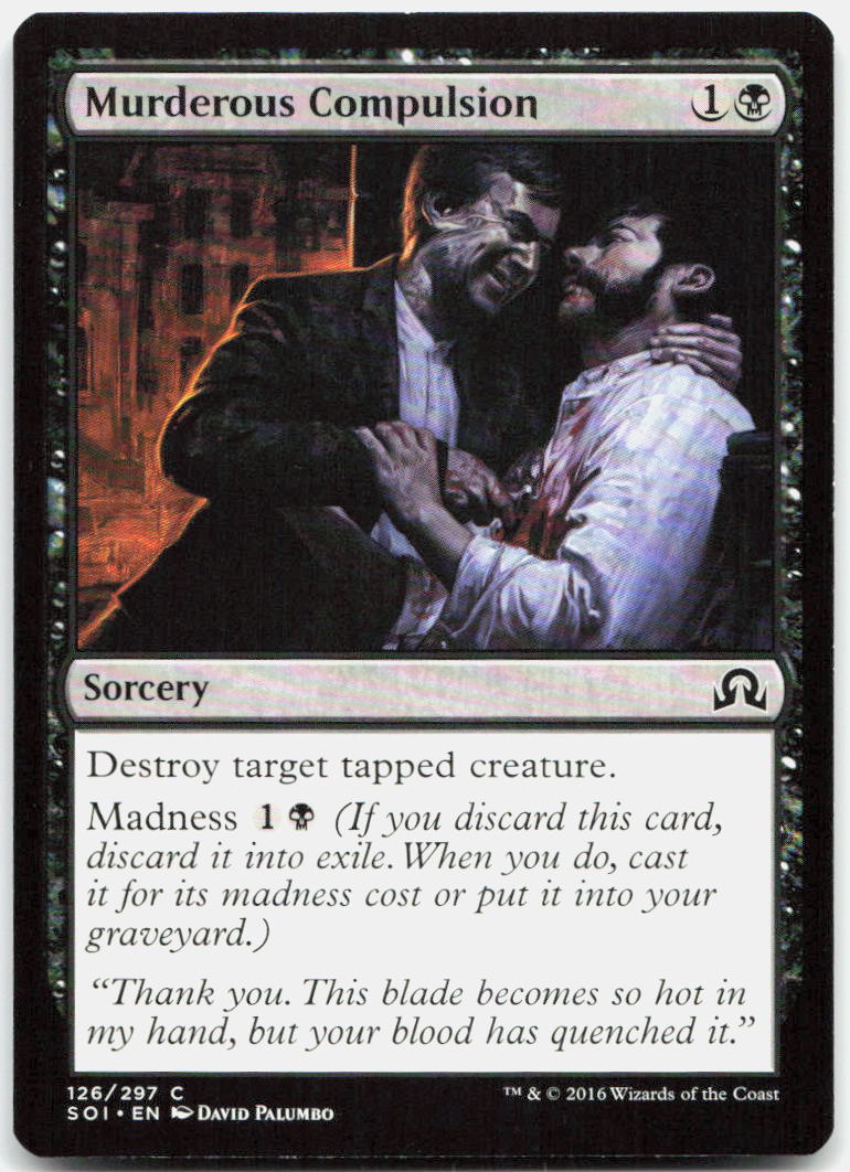 Murderous Compulsion NM C Innistrad Remastered 126