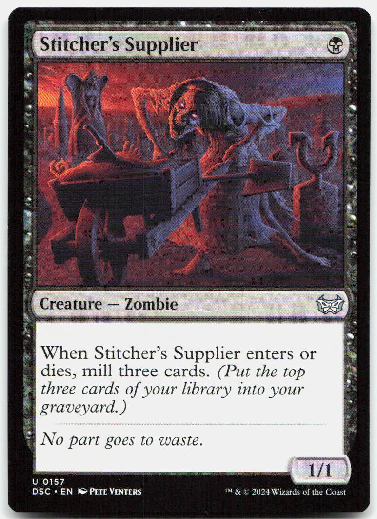 Stitcher's Supplier NM U Commander: Duskmourn: House of Horror 157