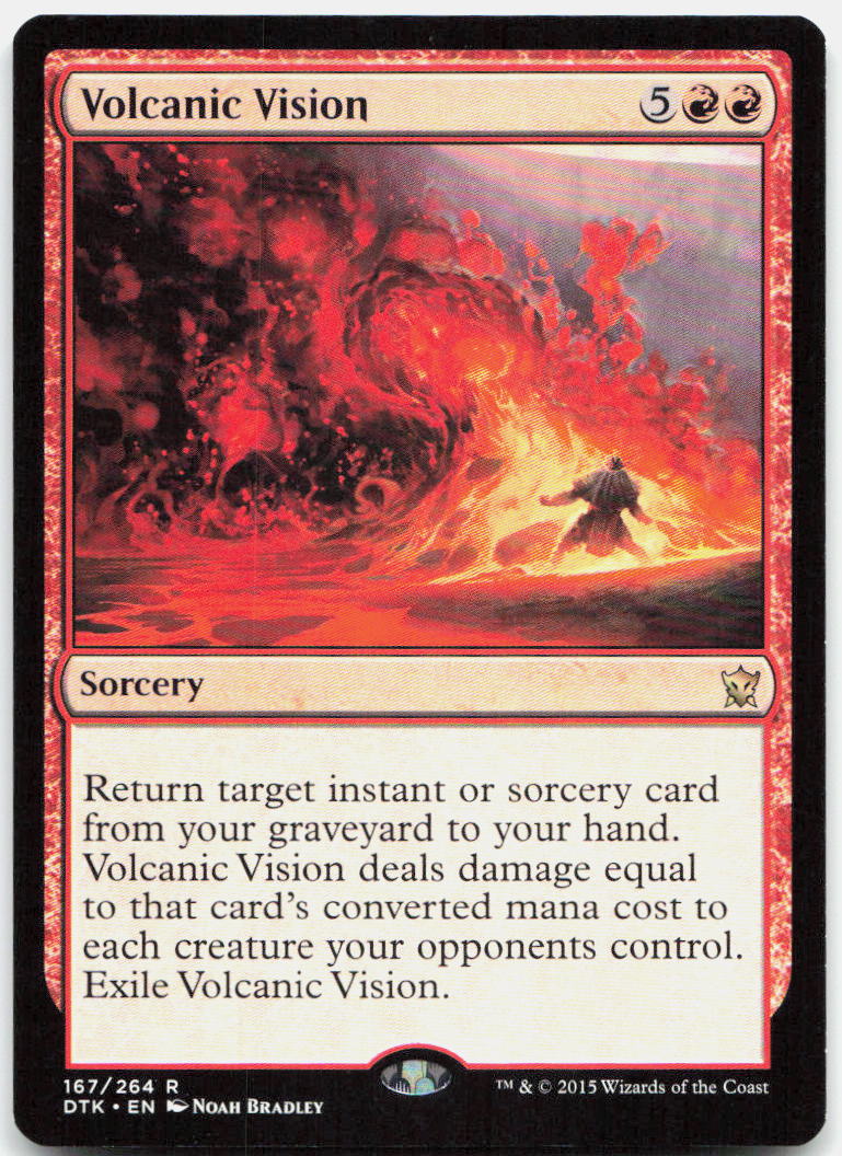 Volcanic Vision NM R Dragons of Tarkir 167