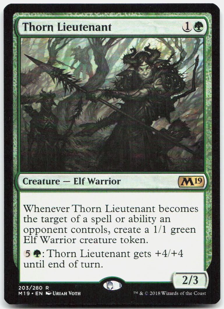 Thorn Lieutenant NM R Core Set 2019 203