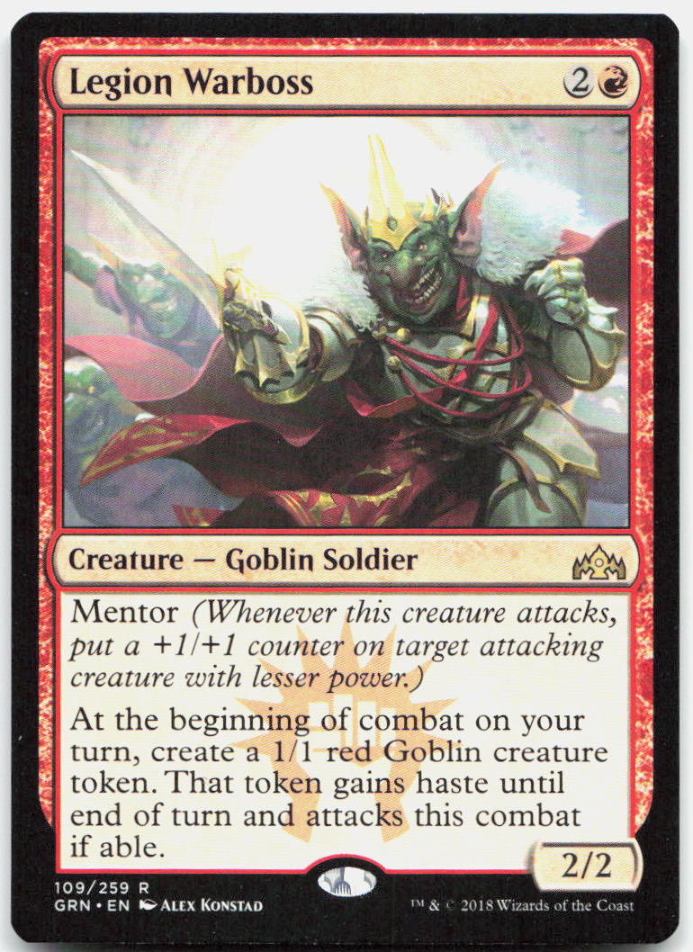 Legion Warboss NM R Guilds of Ravnica 109