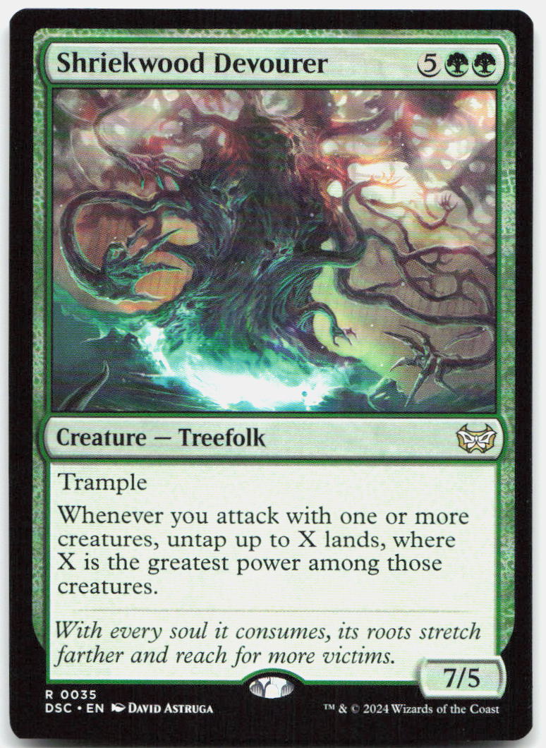 Shriekwood Devourer NM R Commander: Duskmourn: House of Horror 35