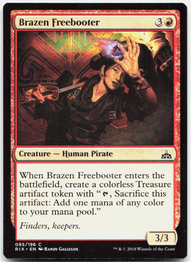 Brazen Freebooter NM C Rivals of Ixalan 95
