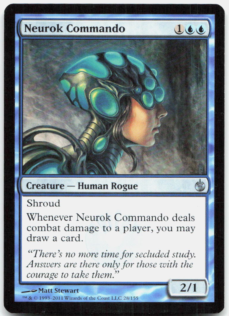 Neurok Commando NM U Mirrodin Besieged 28