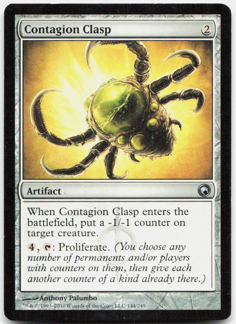 Contagion Clasp NM U Scars of Mirrodin 144