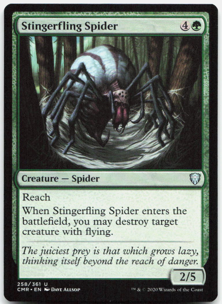 Stingerfling Spider NM U Commander Legends 258