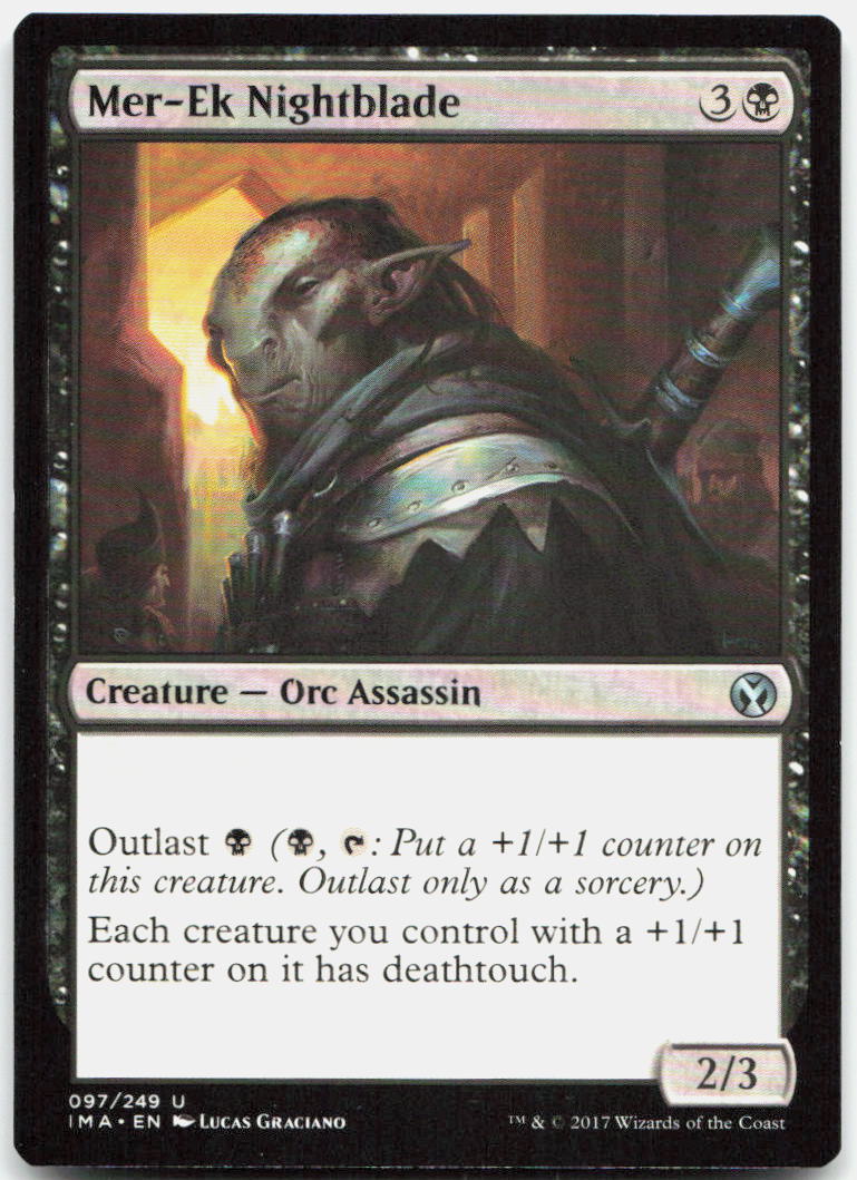 Mer-Ek Nightblade NM U Iconic Masters 97