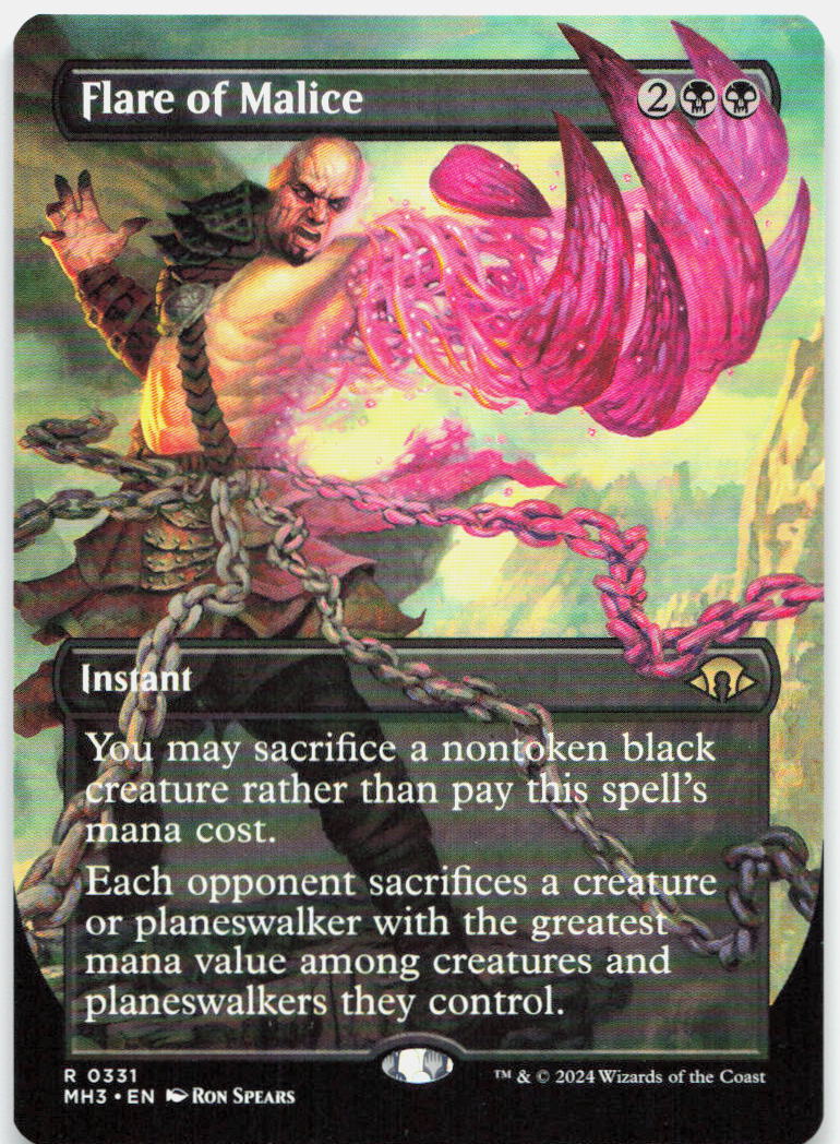Flare of Malice (Borderless) NM R Modern Horizons 3 331