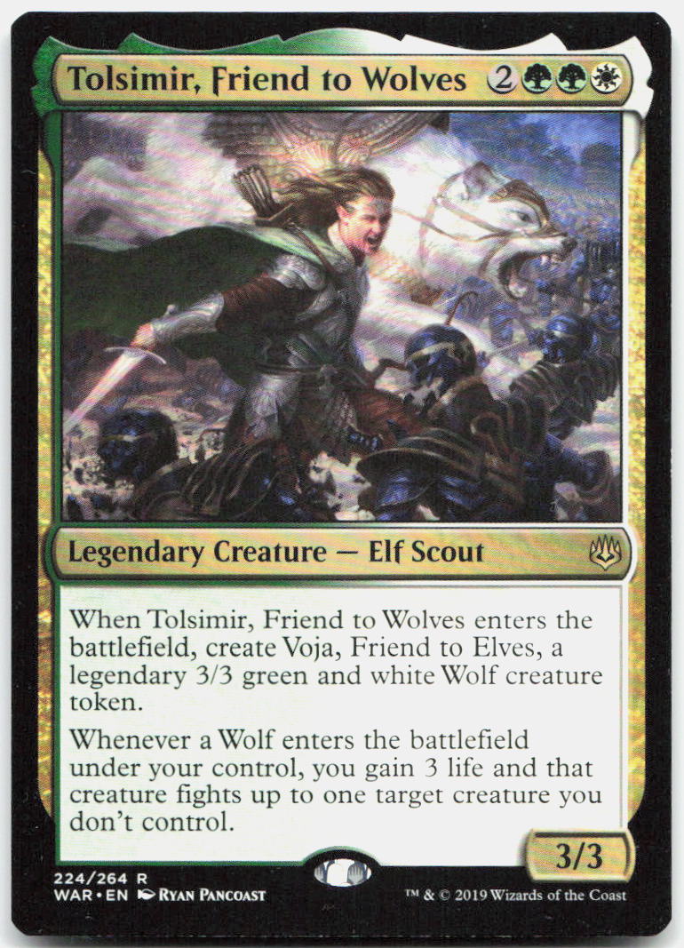 Tolsimir, Friend to Wolves NM R War of the Spark 224