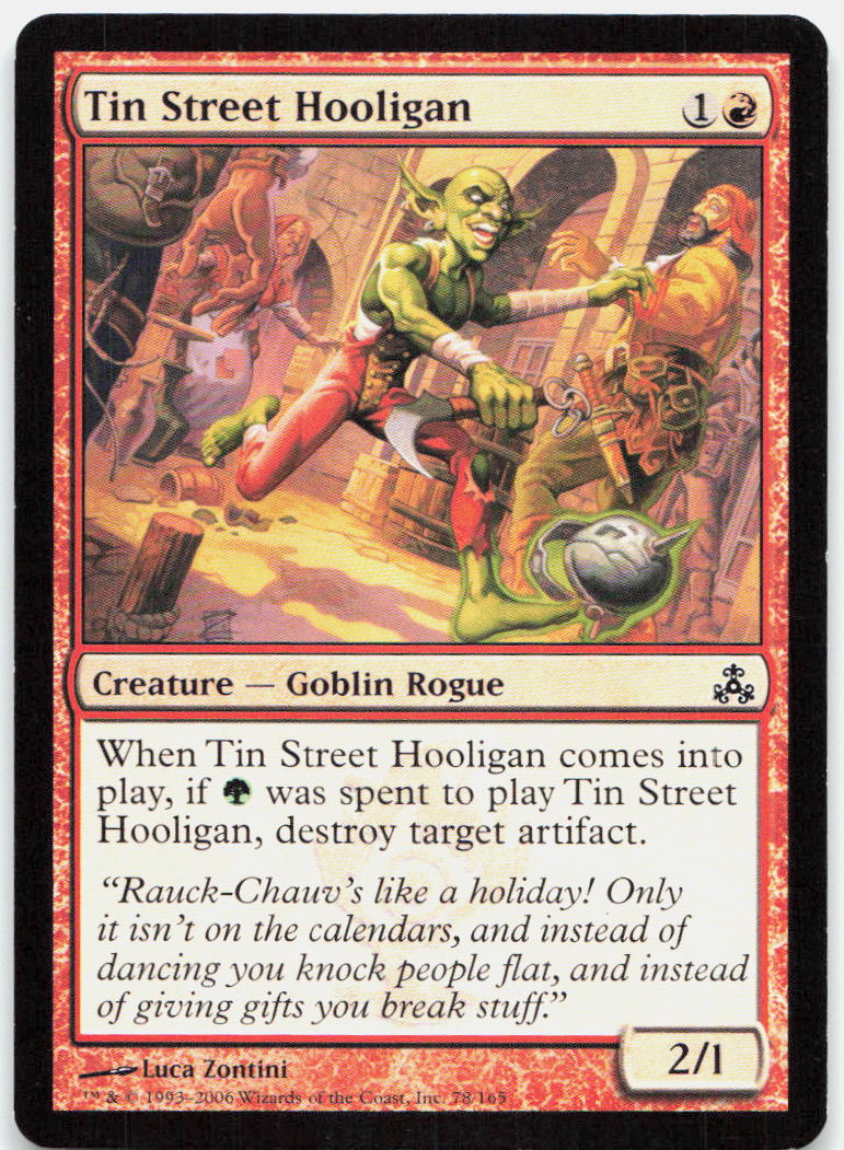Tin Street Hooligan NM C Guildpact 78