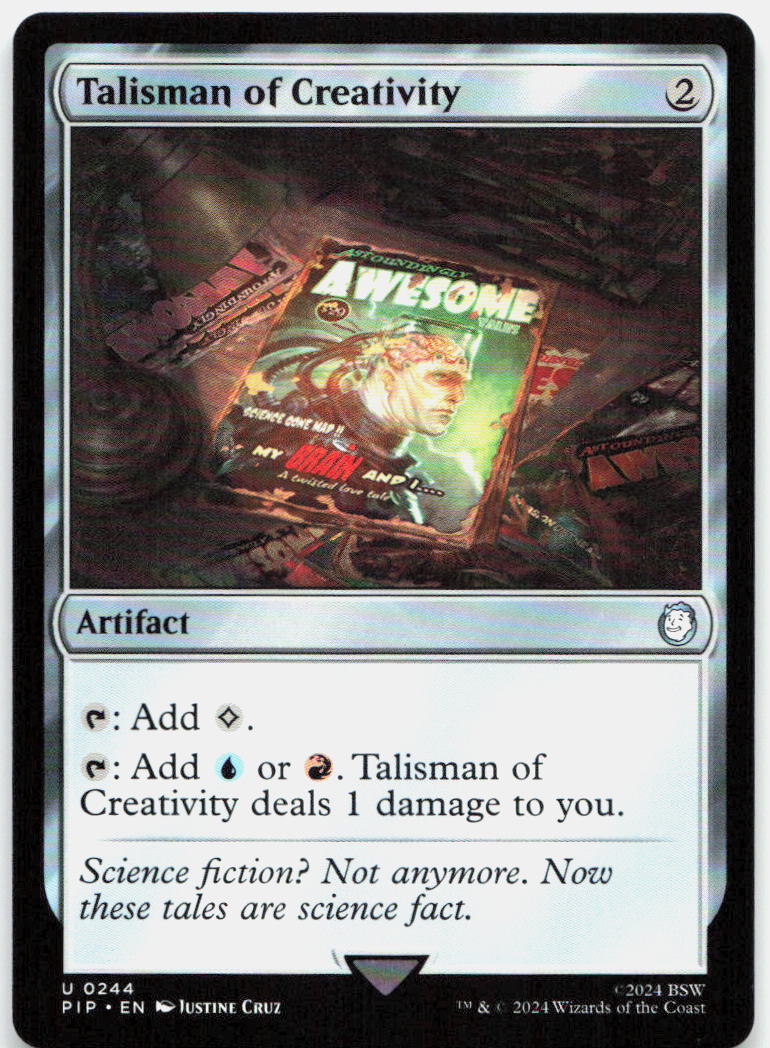Talisman of Creativity NM U Universes Beyond: Fallout 244