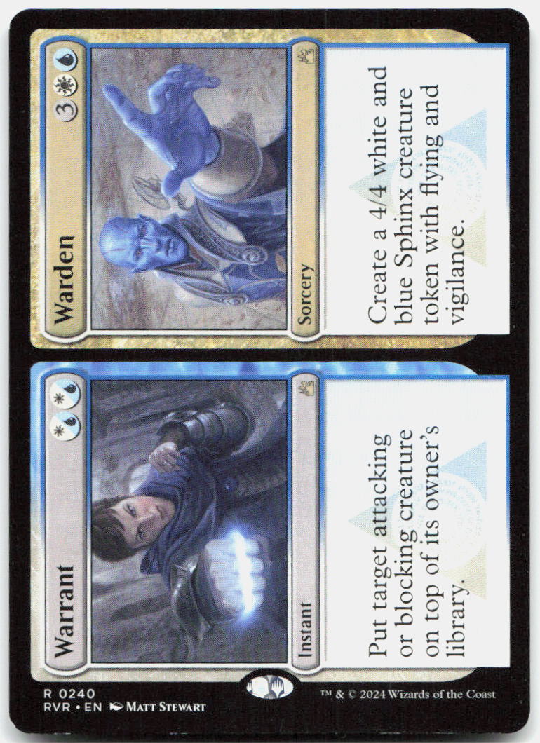 Warrant // Warden NM R Ravnica Remastered 240