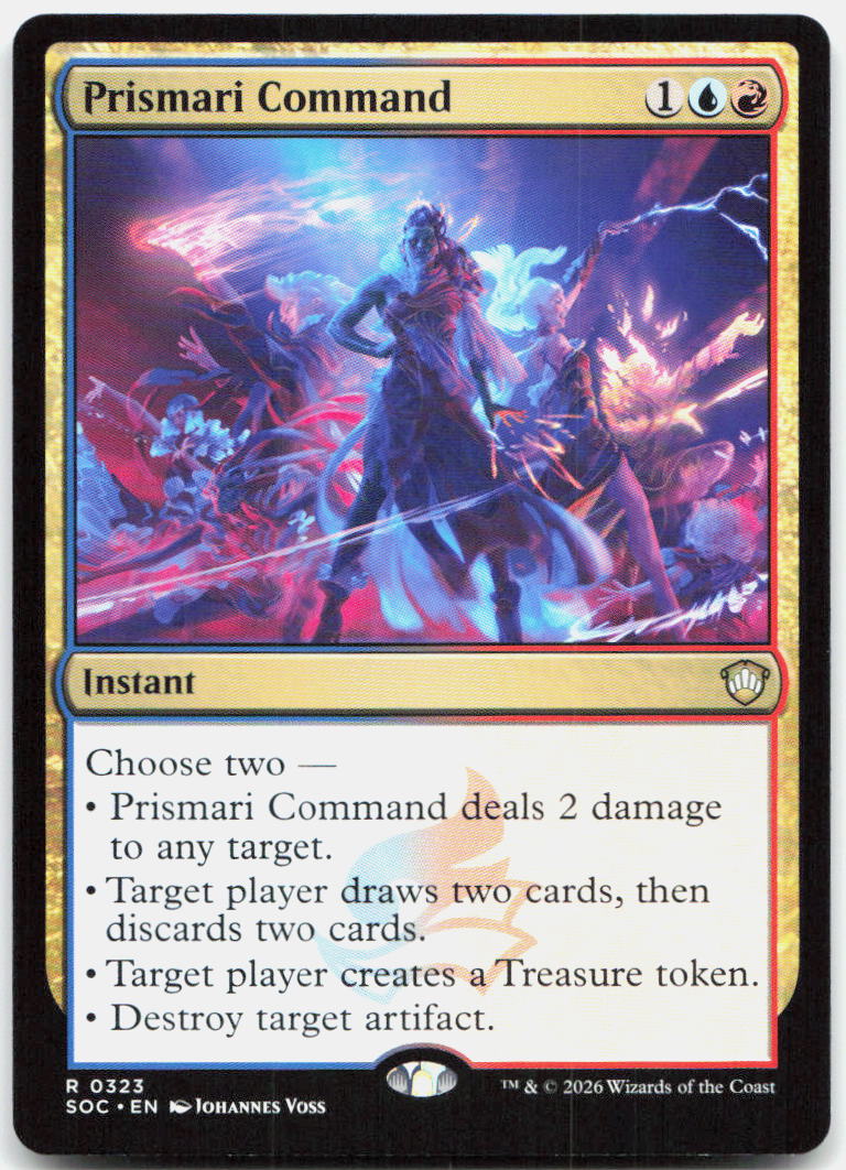 Prismari Command NM R Commander: Secrets of Strixhaven 323