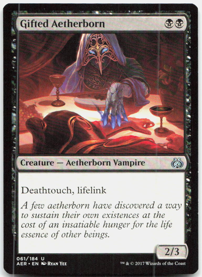 Gifted Aetherborn NM U Aether Revolt 61