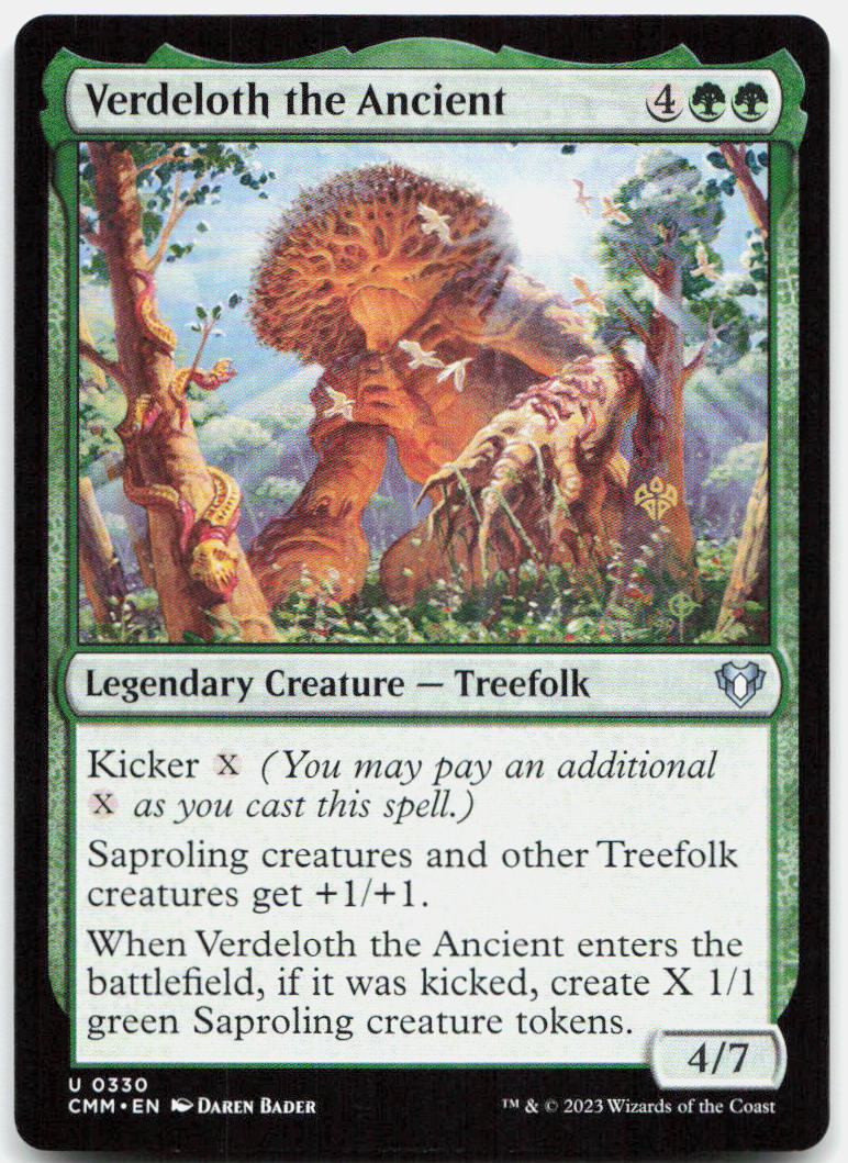 Verdeloth the Ancient NM U Commander Masters 330