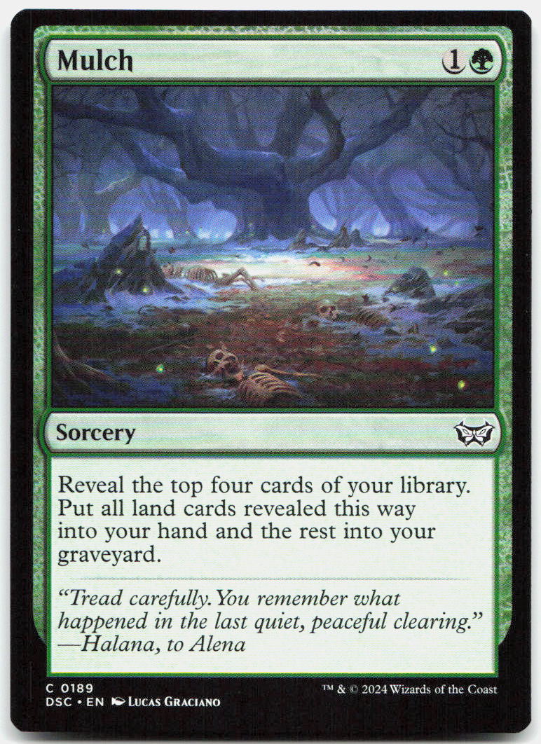 Mulch NM C Commander: Duskmourn: House of Horror 189