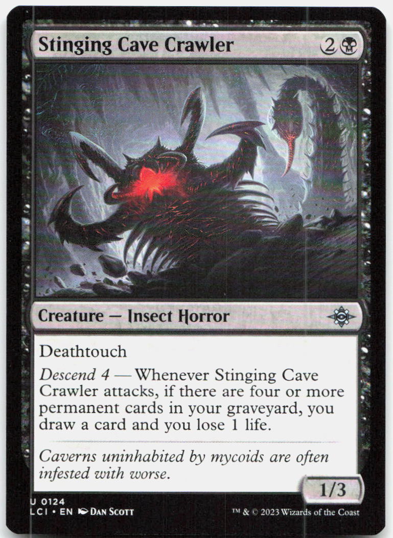 Stinging Cave Crawler NM U The Lost Caverns of Ixalan 124