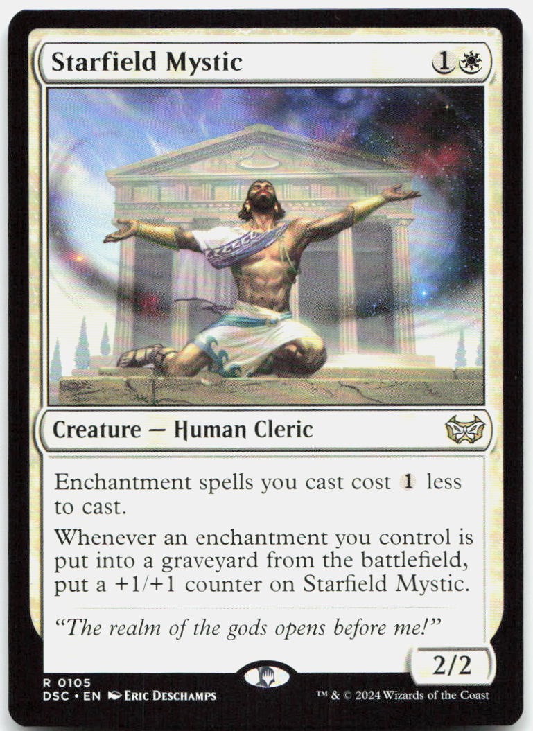 Starfield Mystic NM R Commander: Duskmourn: House of Horror 105