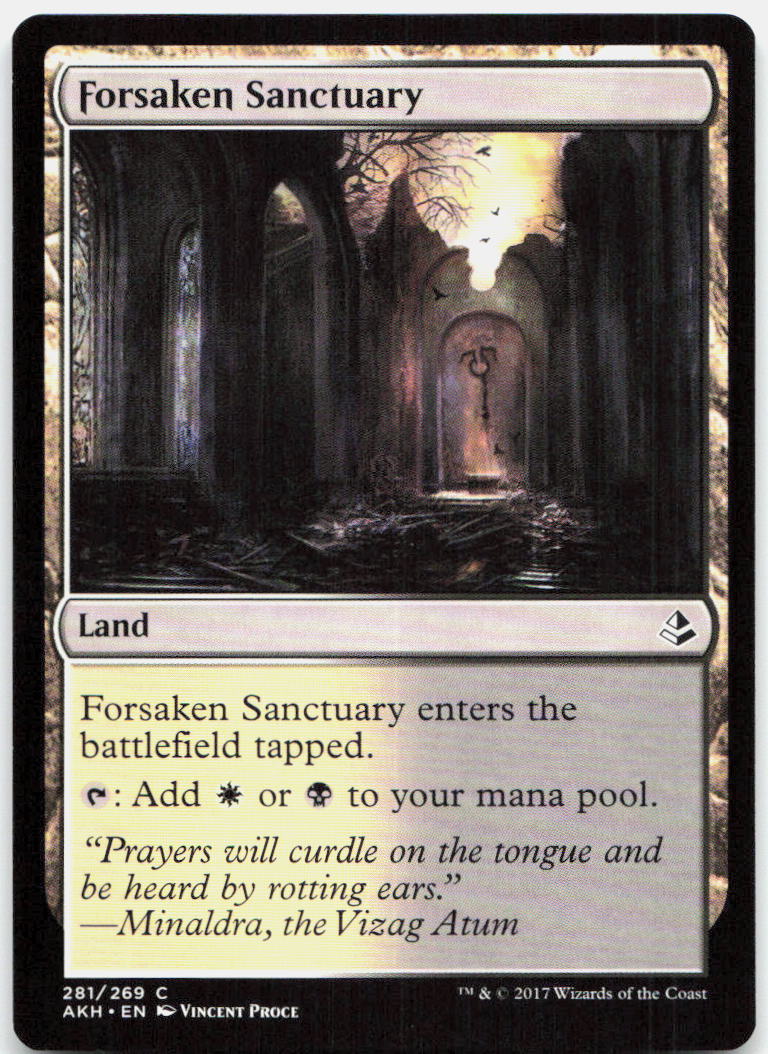 Forsaken Sanctuary NM C Amonkhet 281