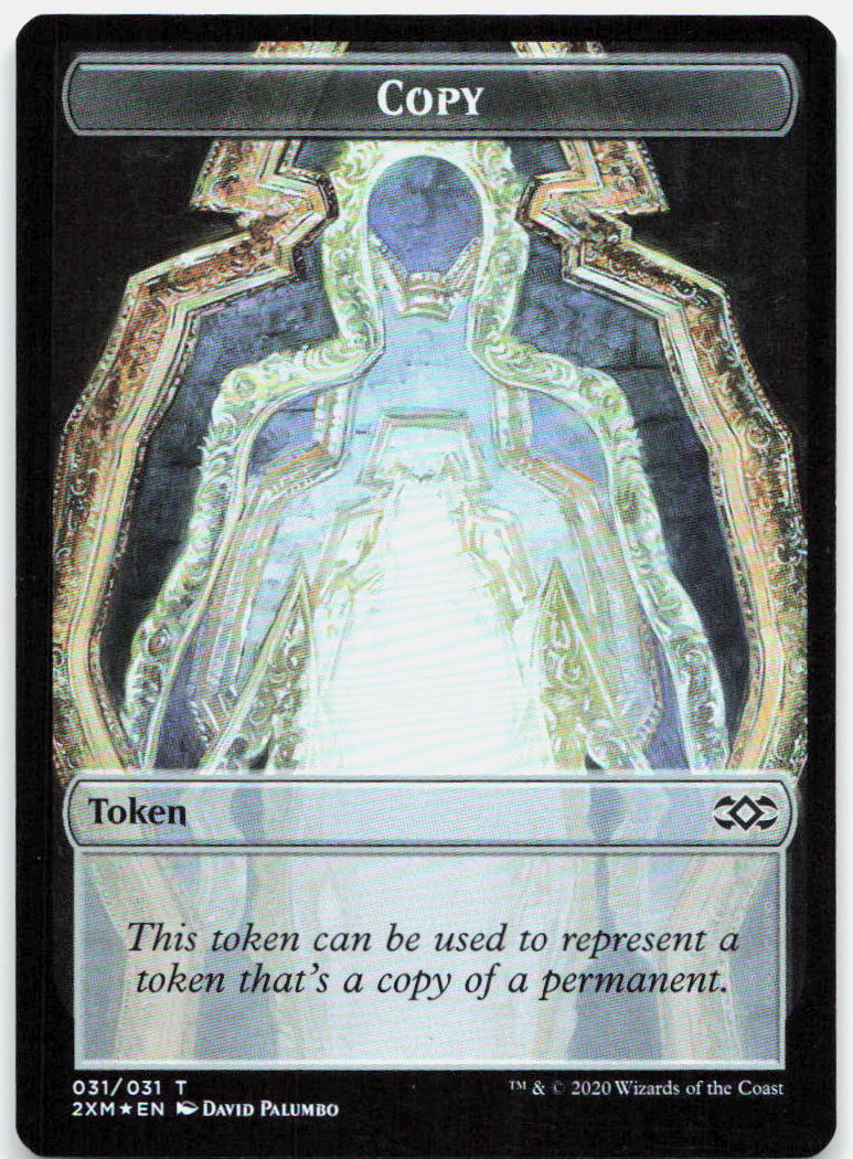 Copy // Ooze Double-Sided Token NM Foil T Double Masters 31 // 15
