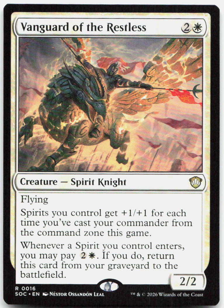 Vanguard of the Restless NM R Commander: Secrets of Strixhaven 16