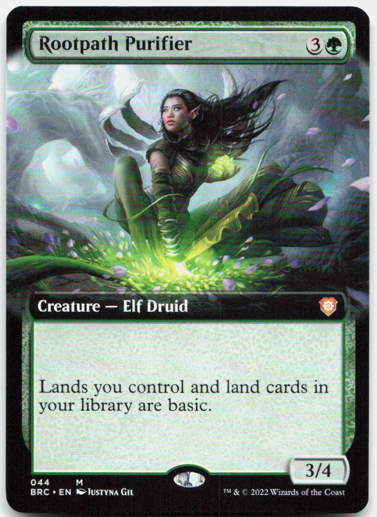 Rootpath Purifier (Extended Art) NM M Commander: The Brothers' War 44