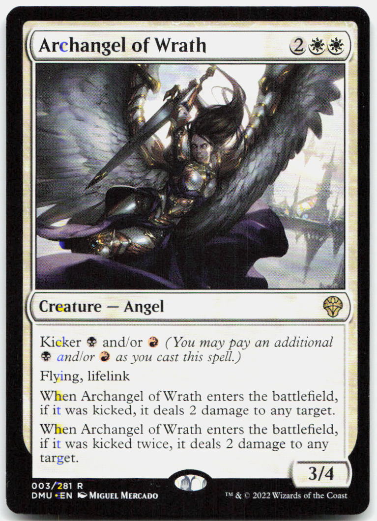 Archangel of Wrath NM R Dominaria United 3