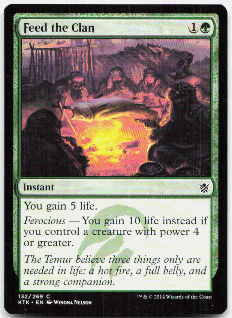 Feed the Clan NM C Khans of Tarkir 132
