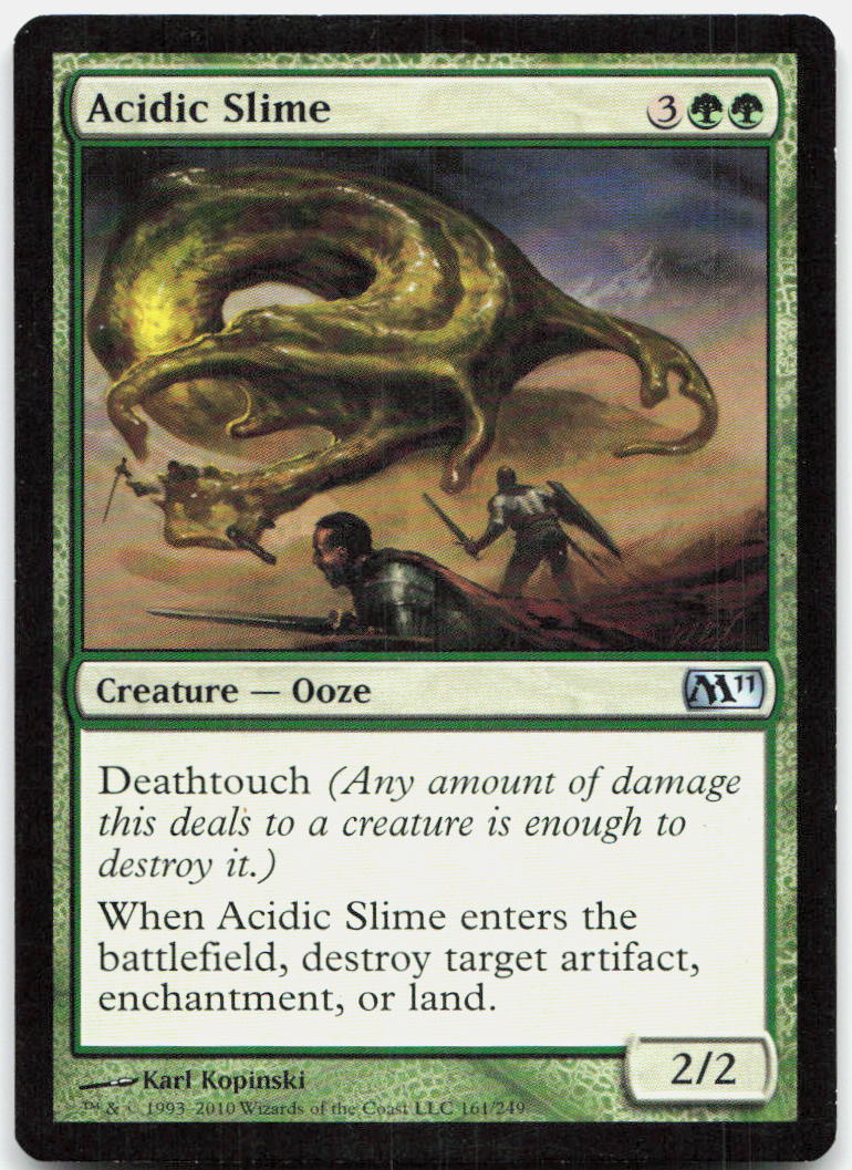 Acidic Slime NM U Magic 2011 (M11) 161