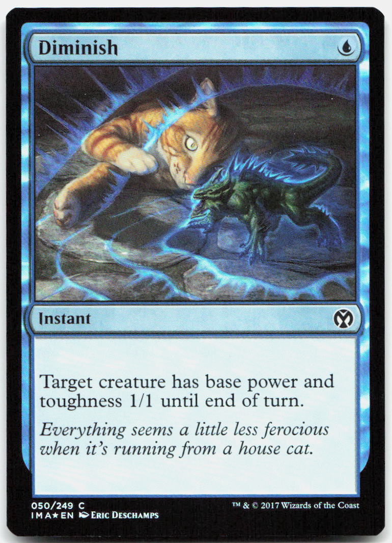 Diminish NM Foil C Iconic Masters 50