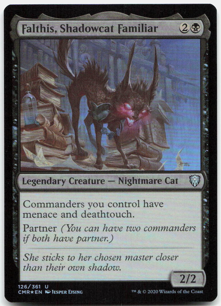 Falthis, Shadowcat Familiar NM Foil U Commander Legends 126
