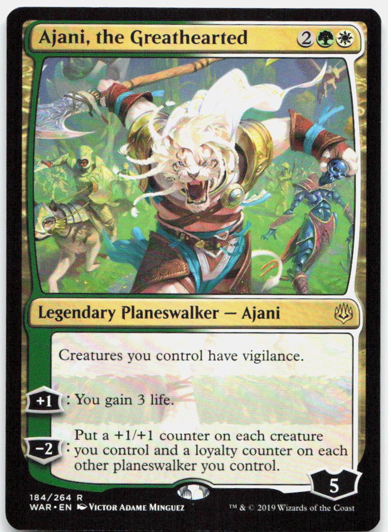 Ajani, the Greathearted NM R War of the Spark 184
