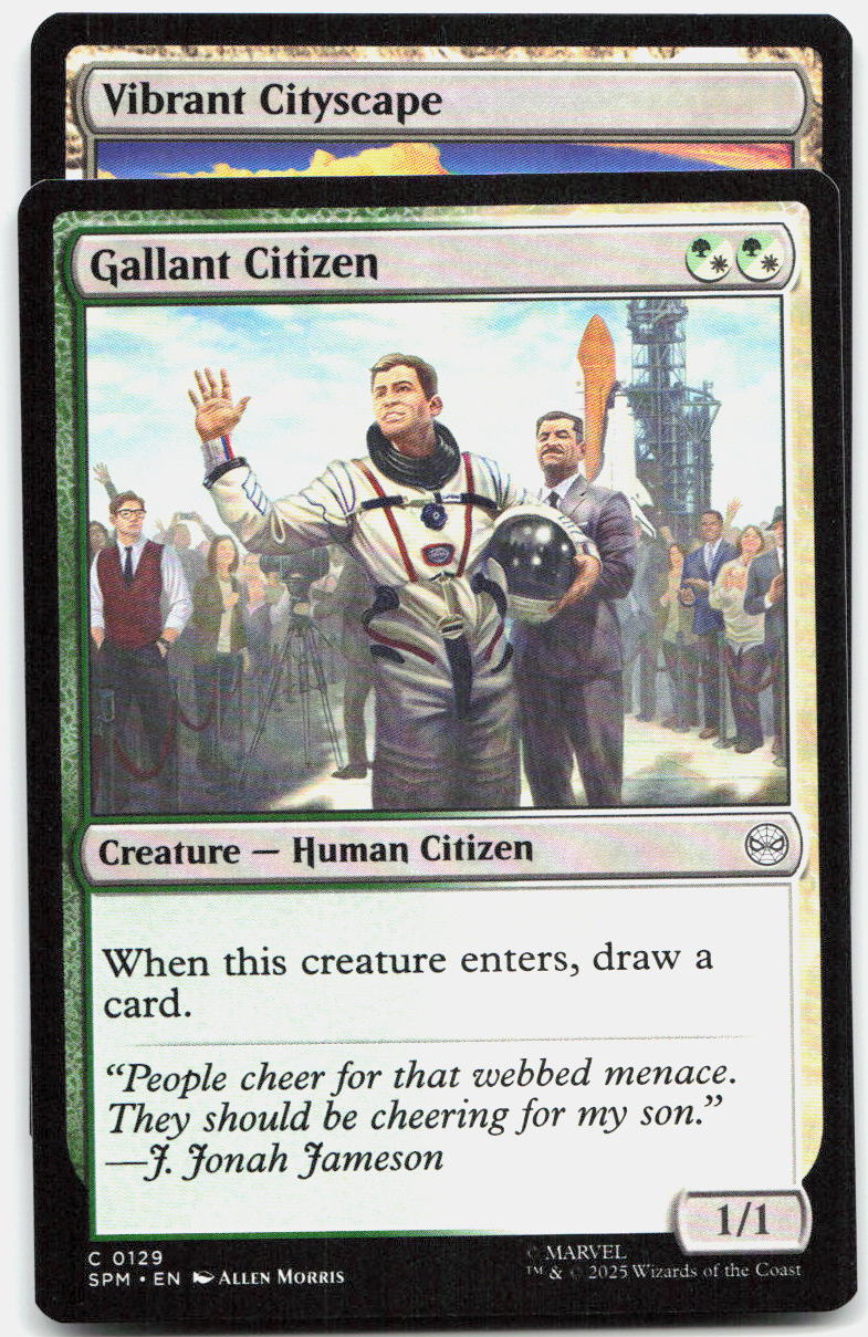 Gallant Citizen NM C Marvel's Spider-Man 129