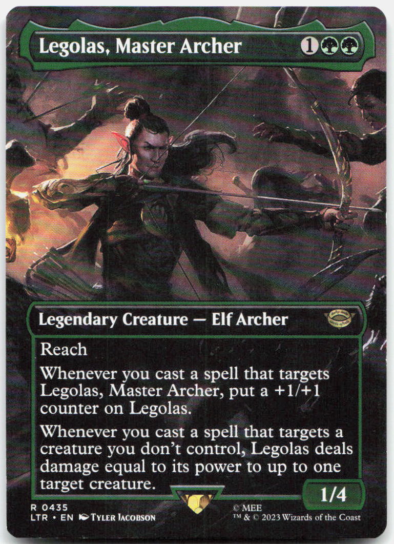 Legolas, Master Archer (Borderless) NM R Universes Beyond: The Lord of the Rings: Tales of Middle-earth 435