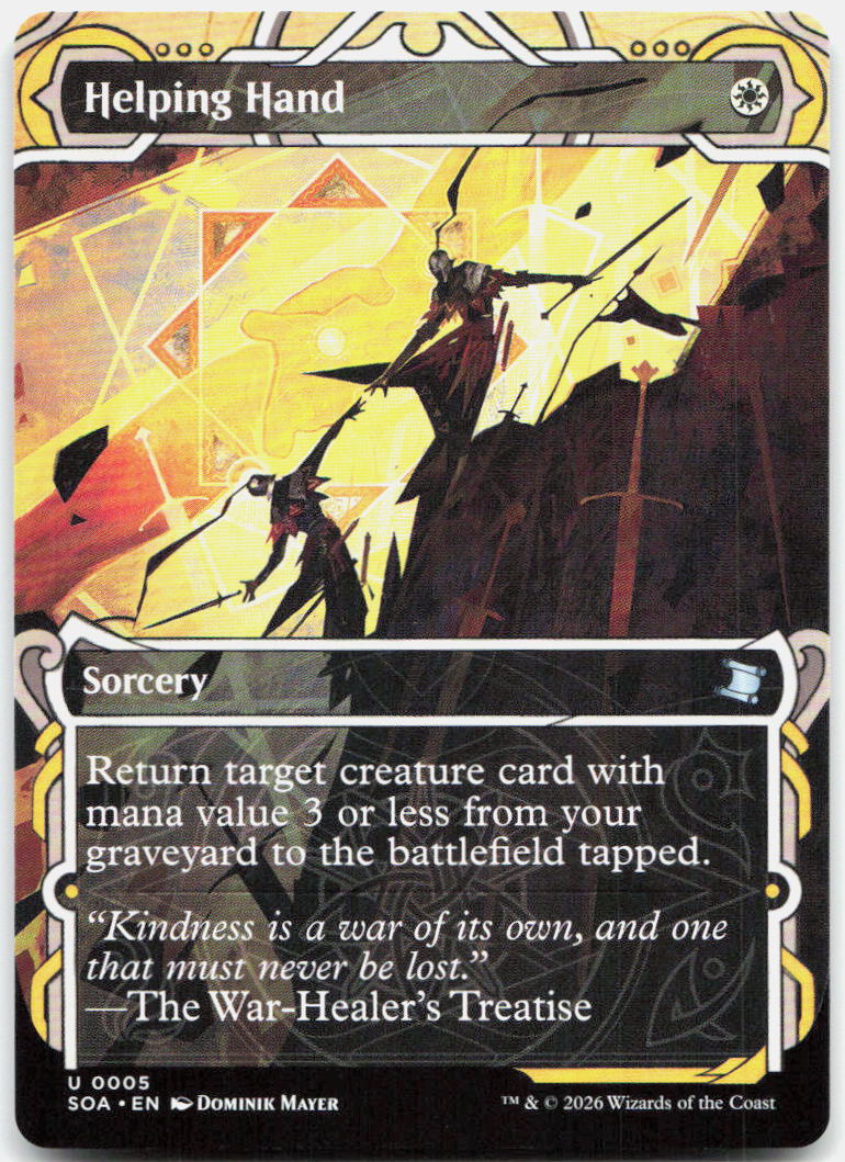 Helping Hand NM U Secrets of Strixhaven: Mystical Archive 5