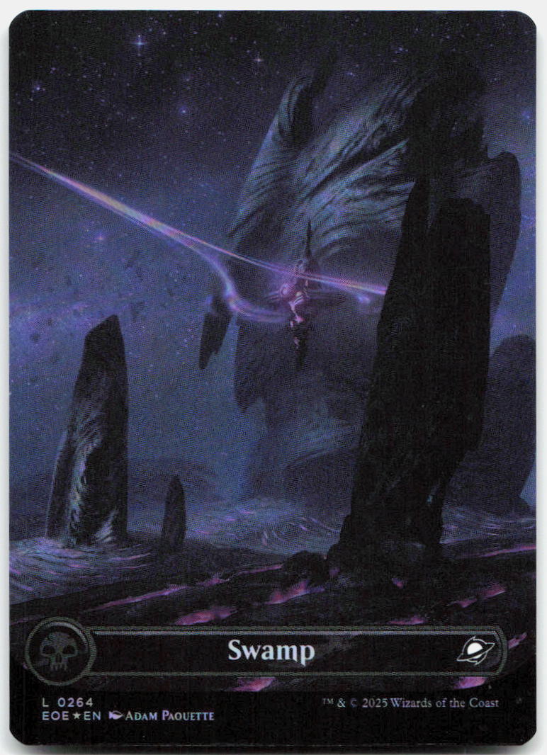 Swamp (Borderless) NM Foil L Edge of Eternities 264