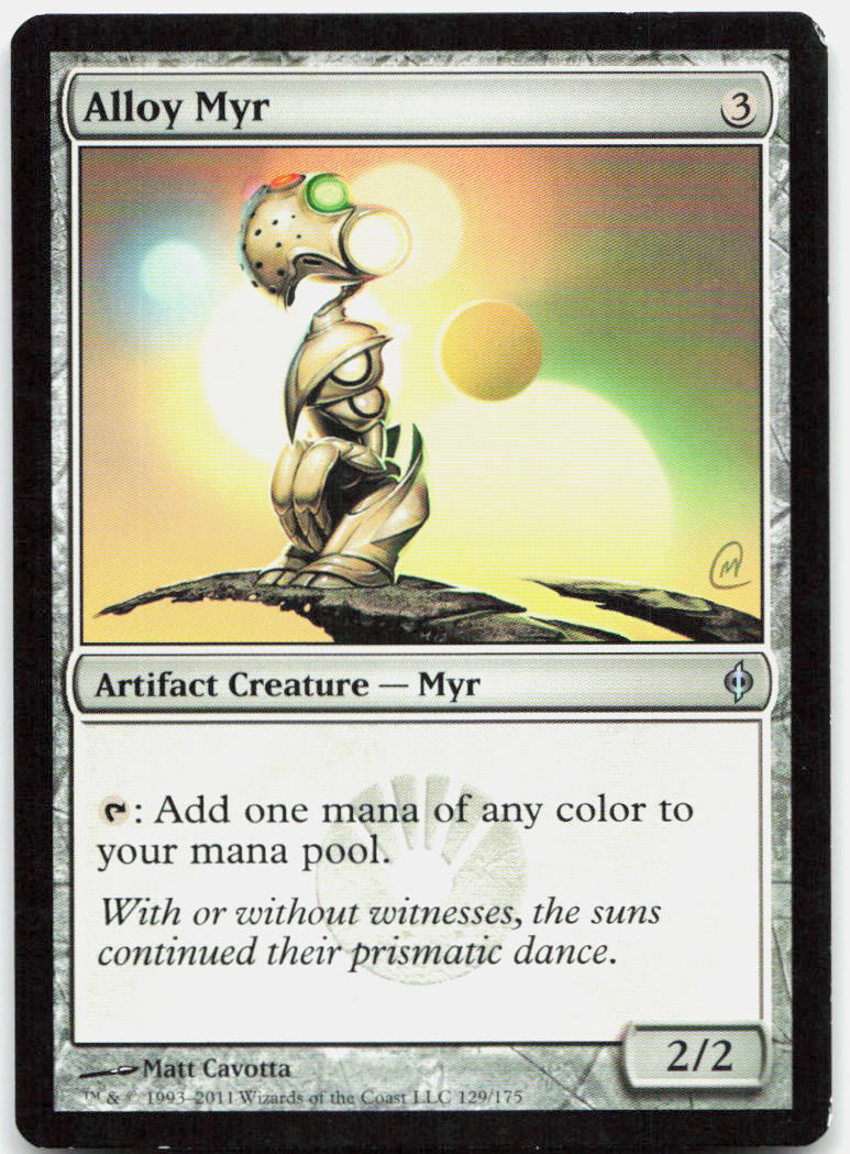 Alloy Myr NM U New Phyrexia 129