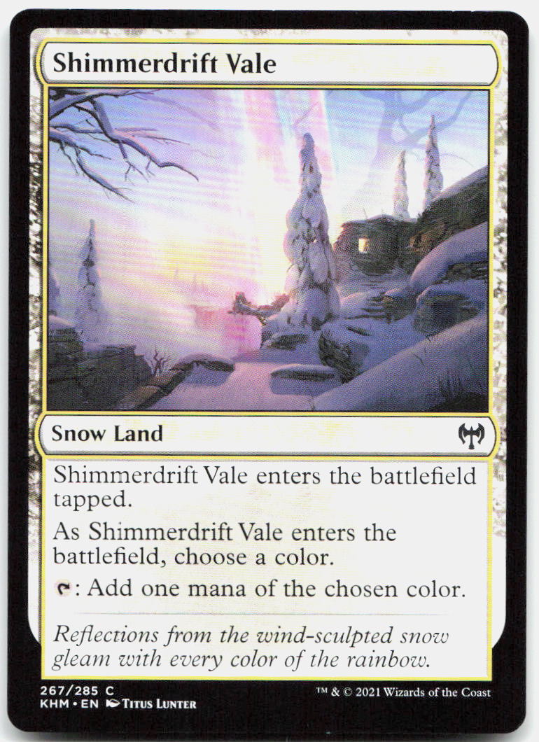 Shimmerdrift Vale NM C Kaldheim 267
