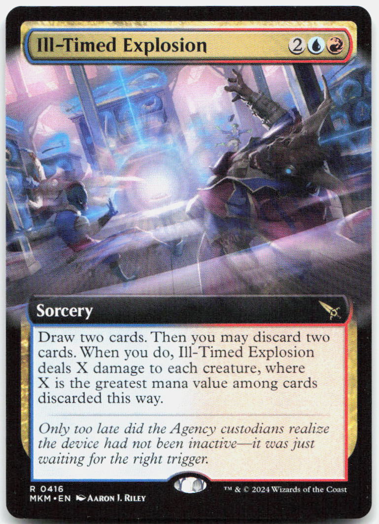 Ill-Timed Explosion (Extended Art) NM R Murders at Karlov Manor 416